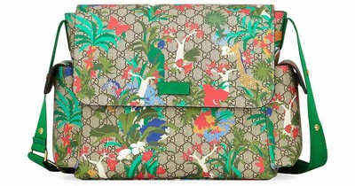 gucci strawberry diaper bag